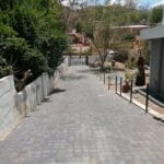 construction, renovation walls and ceilings outdoors