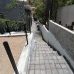 construction, renovation walls and ceilings outdoors