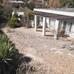 construction, renovation walls and ceilings outdoors