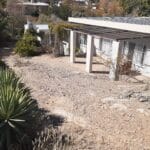 construction, renovation walls and ceilings outdoors