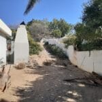 construction, renovation walls and ceilings outdoors