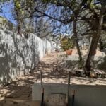 construction, renovation walls and ceilings outdoors