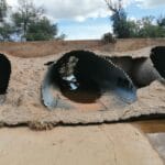 construction, renovation walls and ceilings outdoors