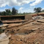 construction, renovation walls and ceilings outdoors