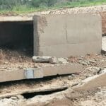 construction, renovation walls and ceilings outdoors