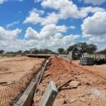 construction, renovation walls and ceilings outdoors