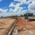 construction, renovation walls and ceilings outdoors