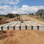 construction, renovation walls and ceilings outdoors