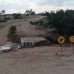 construction, renovation walls and ceilings outdoors