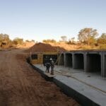 construction, renovation walls and ceilings outdoors