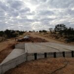 construction, renovation walls and ceilings outdoors