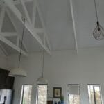 construction, renovation walls and ceilings outdoors