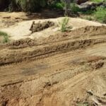 construction, renovation walls and ceilings outdoors