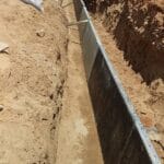 construction, renovation walls and ceilings outdoors