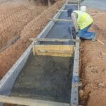 construction, renovation walls and ceilings outdoors