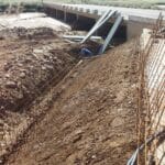 construction, renovation walls and ceilings outdoors