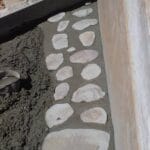 construction, renovation walls and ceilings outdoors