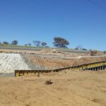 construction, renovation walls and ceilings outdoors