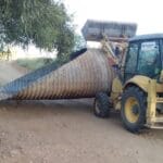 construction, renovation walls and ceilings outdoors