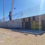 construction, renovation walls and ceilings outdoors