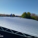 construction, renovation walls and ceilings outdoors