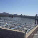 construction, renovation walls and ceilings outdoors