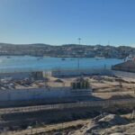 construction, renovation walls and ceilings outdoors