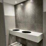 construction, renovation walls and ceilings outdoors