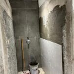 construction, renovation walls and ceilings outdoors