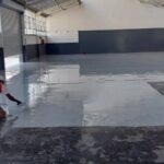 construction, renovation walls and ceilings outdoors