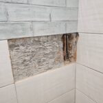 construction, renovation walls and ceilings outdoors