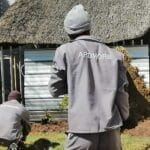 construction, renovation walls and ceilings outdoors