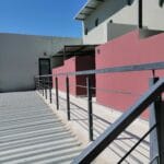 construction, renovation walls and ceilings outdoors