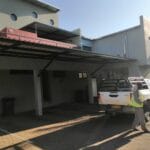 construction, renovation walls and ceilings outdoors