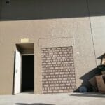 construction, renovation walls and ceilings outdoors