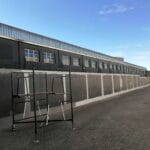 construction, renovation walls and ceilings outdoors