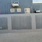 construction, renovation walls and ceilings outdoors