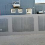 construction, renovation walls and ceilings outdoors