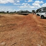 construction, renovation walls and ceilings outdoors