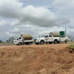 construction, renovation walls and ceilings outdoors