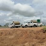 construction, renovation walls and ceilings outdoors