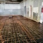 construction, renovation walls and ceilings outdoors