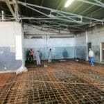 construction, renovation walls and ceilings outdoors