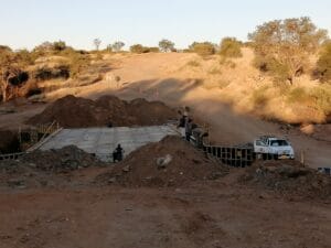 construction, renovation walls and ceilings outdoors