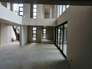 construction, renovation walls and ceilings outdoors