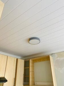construction, renovation walls and ceilings outdoors