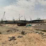 construction, renovation walls and ceilings outdoors