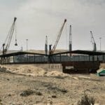 construction, renovation walls and ceilings outdoors