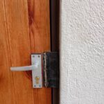 door handle fixed metal
