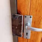 door handle fixed metal